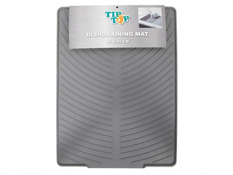 OCIEKACZ silikonowa MATA do suszenia naczyń SZARA 44cm