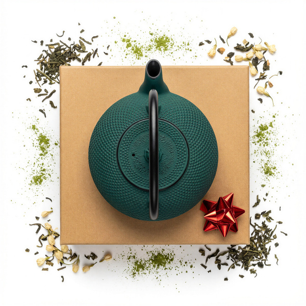 CZAJNIK ŻELIWNY IMBRYK 1.8L DUŻY ZIELONY DO HERBATY + ZAPARZACZ STALOWY