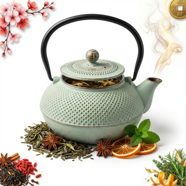 ZAPARZACZ ŻELIWNY CZAJNIK IMBRYK DO HERBATY ZIÓŁ