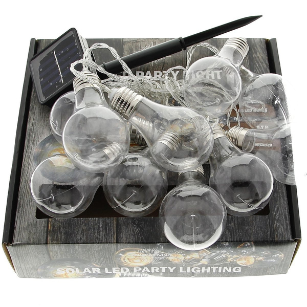 LAMPKI OGRODOWE ŻARÓWKI SOLAR ŁAŃCUCH LED GIRLANDA