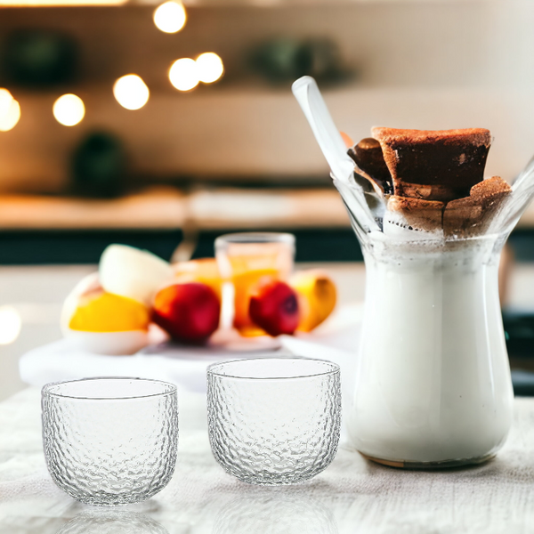 SZKLANKA CZARKA SZKLANA FILIŻANKA DO KAWY I HERBATY 250 ml 7,1 cm