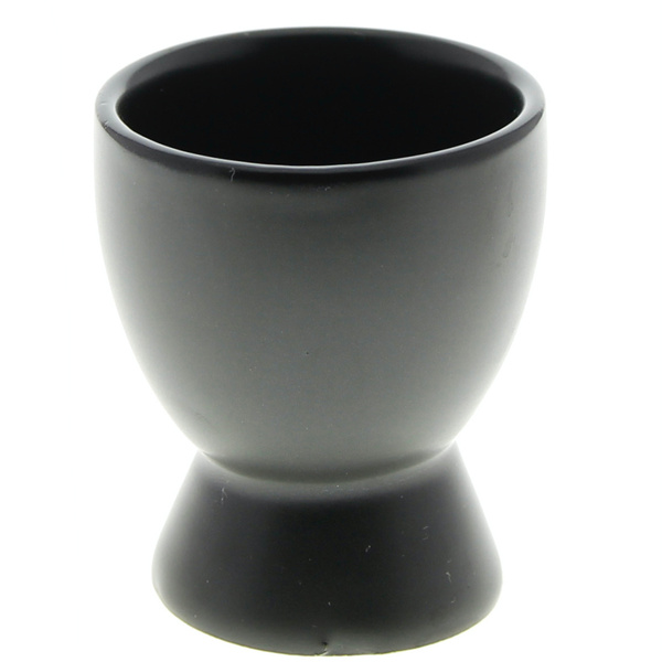 KIELISZEK DO JAJKA PODSTAWKA DO JAJA CZARNY