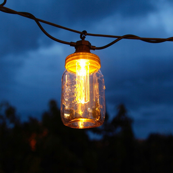 LAMPKI OGRODOWE ŻARÓWKI ŁAŃCUCH LED GIRLANDA 230V