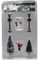 CHOINKA MIKOŁAJ OZDOBY ZIMOWE DEKORACJE ZESTAW