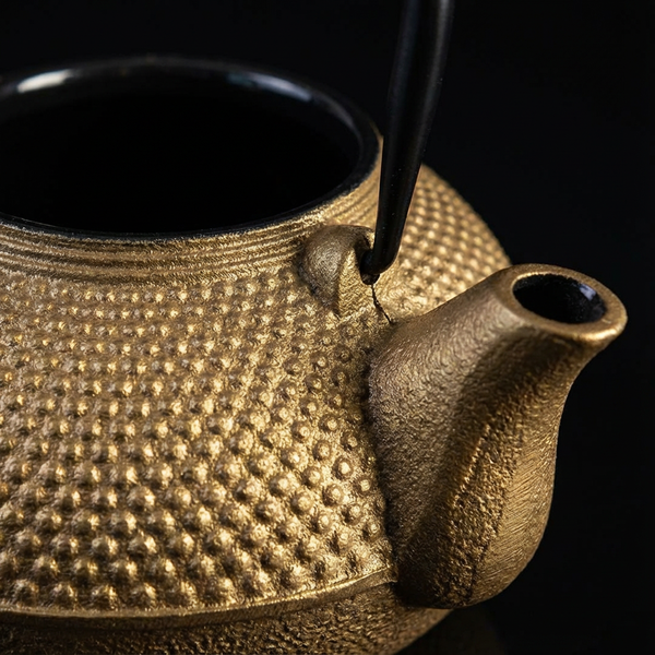 CZAJNIK ŻELIWNY 1,5L ZAPARZACZ DO HERBATY 4 CZARKI ZESTAW 5 ele NA PREZENT