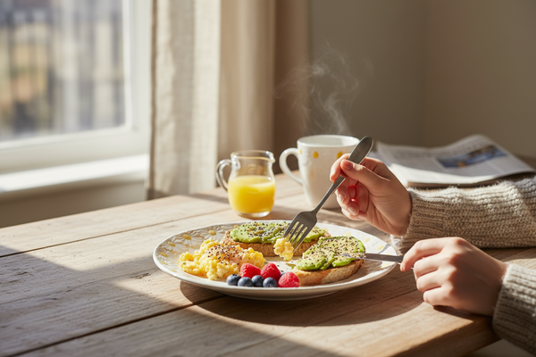 TALERZ ŚNIADANIOWY DESEROWY CERAMICZNY 21 CM ELEGANCKI DESIGN DAISY LINE