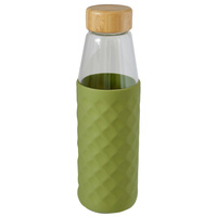 BIDON BUTELKA SZKLANA NA WODĘ 0.5L POKROWIEC