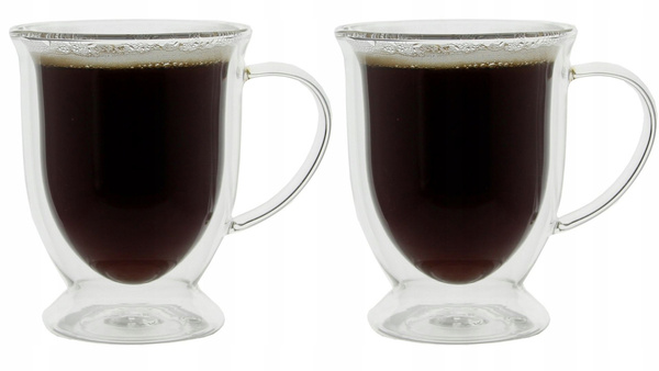 SZKLANKI TERMICZNE 300ML DO CAPPUCCINO KAWY 2 szt