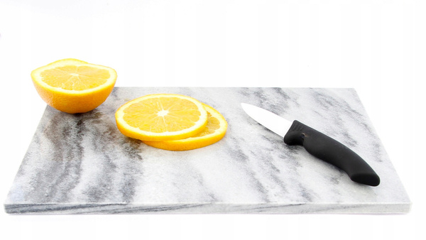 MARMUROWA DESKA DO KROJENIA SERWOWANIA MARMUR 30CM