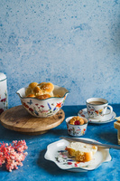 MISKA ceramiczna 16 cm PAN KWIATEK miseczka SALATERKA 500 ml