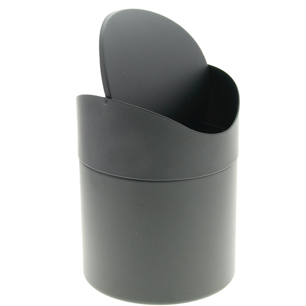 KOSZ ŁAZIENKOWY MINI ŚMIETNIK CZARNY STOŁOWY RESTAURACJA ŚMIETNICZEK