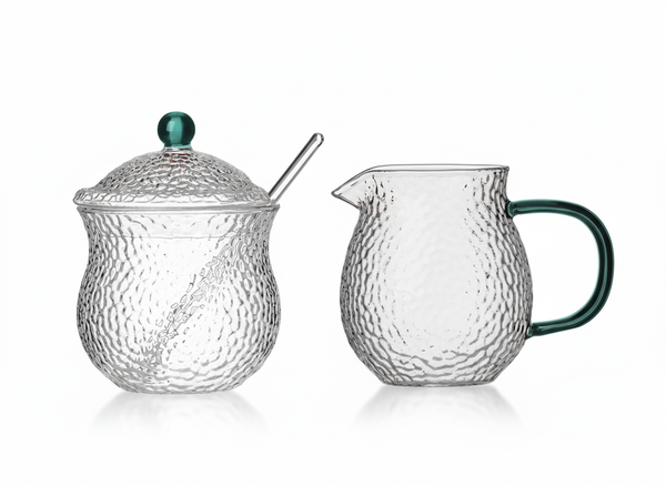 ZESTAW CUKIERNICZKA MLECZNIK CUKIERNICA POJEMNIK NA CUKIER DZBANUSZEK MLEKO