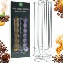 STOJAK NA KAPSUŁKI DOLCE GUSTO OBROTOWY 4 RZĘDY