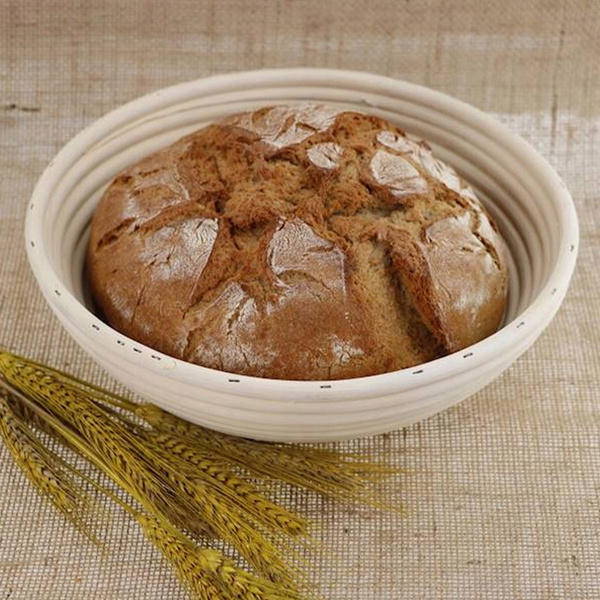 ZESTAW KOSZYKÓW RATANOWYCH DO WYRASTANIA CHLEBA GAROWANIA 28 i 23 cm