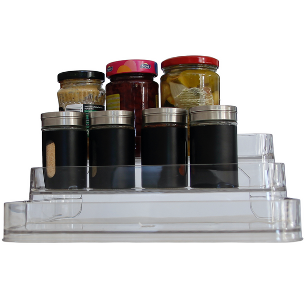 STOJAK ORGANIZER SŁOIKÓW PÓŁKA NA PRZYPRAWY PRZYPRAWNIK NA PRZYPRAWY