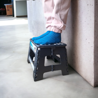 TABORET SKŁADANY STOŁEK WYTRZYMAŁY DO 100 kg. ROZKŁADANY PODEST KRZESEŁKO