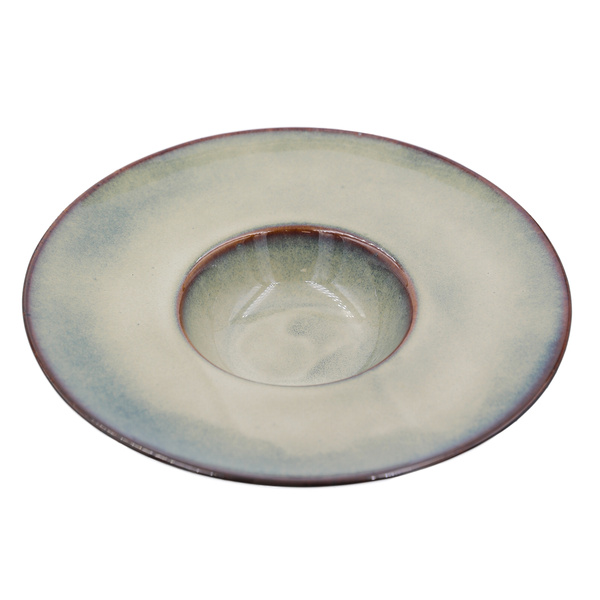 TALERZ CERAMICZNY GŁĘBOKI OMBRES 28 CM DO DESERÓW MAKARONU I ZUPY 240ML