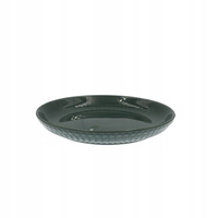 Ceramiczny TALERZ deserowy 21cm linia MOSAIQUE OLIVE bez wzoru