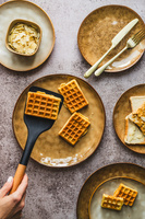 SERWIS OBIADOWY CERAMICZNY 18 ELEMENTÓW DLA 6 OSÓB GREEN OMBRE DESIGN