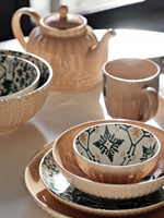 Ceramiczny DZBANEK linia MOSAIQUE BEIGE 1L czajnik do herbaty kawy