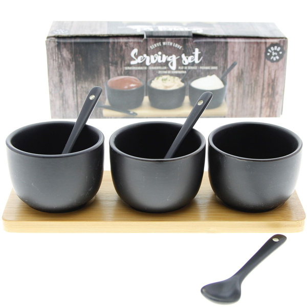 MISECZKI POJEMNIKI DO SOSU DIPÓW 3 szt ZESTAW