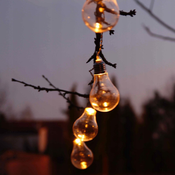 LAMPKI OGRODOWE ŻARÓWKI SOLAR ŁAŃCUCH LED GIRLANDA