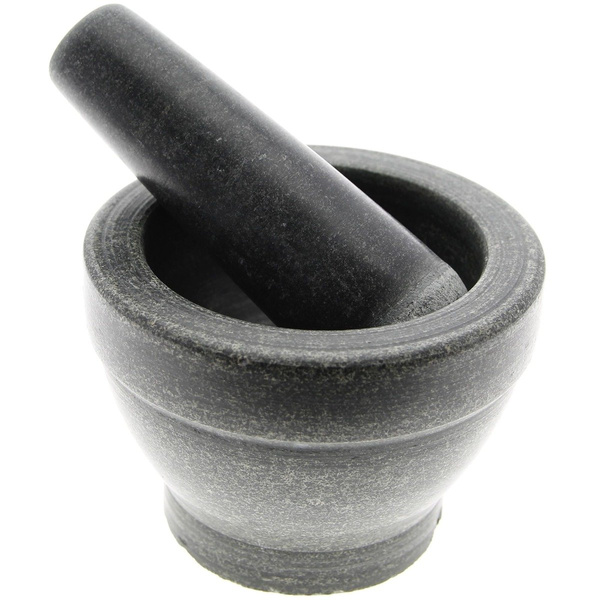 MOŹDZIERZ KUCHENNY Z TŁUCZKIEM KAMIENNY MARMUR