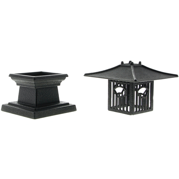 KOMINEK LED LAMPION LATARNIA ŻELIWNA LAMPA 3D Z OGNIEM RUCHOMYM PŁOMIEŃ