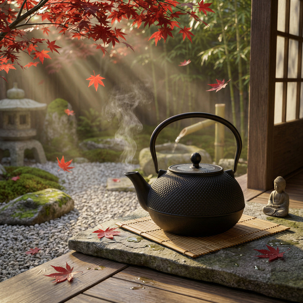 CZAJNIK ŻELIWNY IMBRYK 1.8L DUŻY CZARNY DO HERBATY + ZAPARZACZ STALOWY