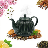 Ceramiczny DZBANEK linia MOSAIQUE OLIVE 1L czajnik do herbaty kawy