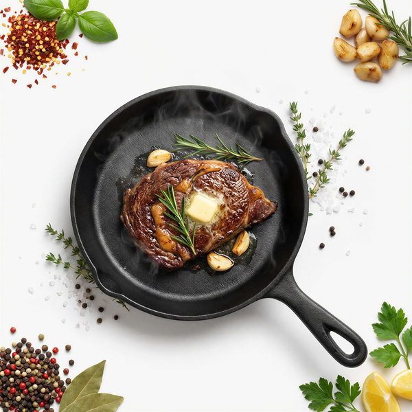 PATELNIA ŻELIWNA ODLEW CIĘŻKA STYLOWA Żeliwo