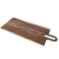 DESKA DREWNIANA DO KROJENIA Z AKACJI TALERZ DO SERWOWANIA DAŃ I PRZEKĄSEK