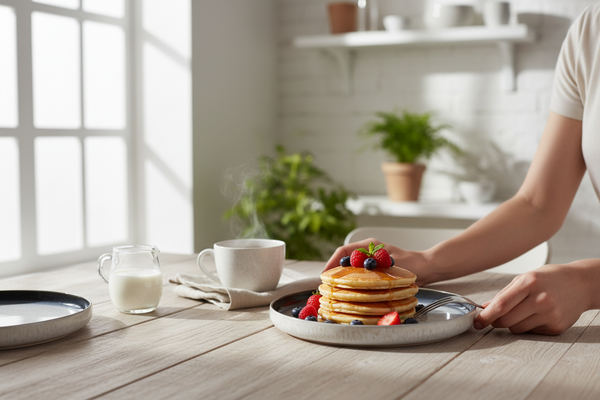 TALERZ CERAMIKA LUNA LINE 30 CM OKRĄGŁY DUŻY DO SERWOWANIA