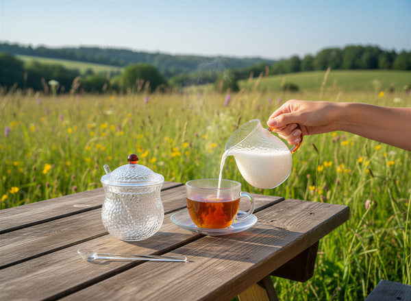 DZBANUSZEK CUKIERNICA ZESTAW CUKIERNICZKA POJEMNIK NA CUKIER MLECZNIK 250ML