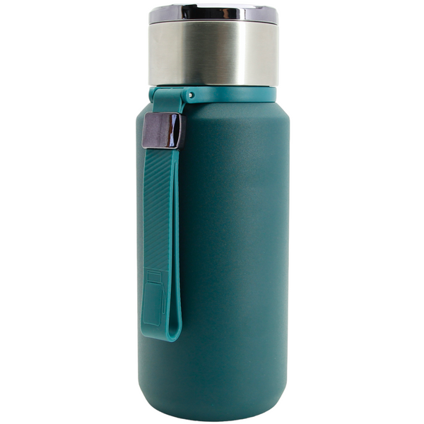 TERMOS KUBEK TERMICZNY PODRÓŻNY STALOWY 650 ml DO KAWY HERBATY WODY +SITKO