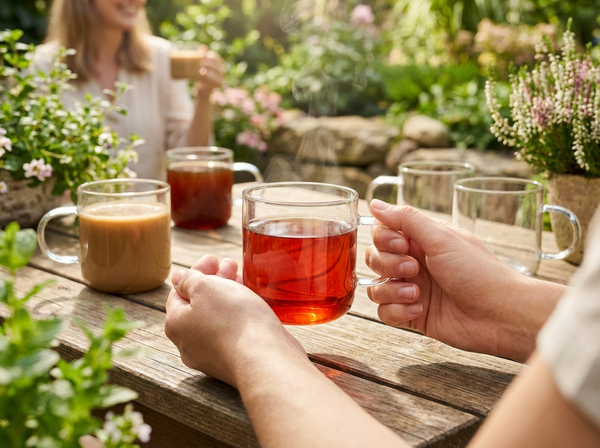 SZKLANKI 6 SZTUK BOROSILIKATOWE 330 ML PRZEZROCZYSTE DO KAWY I HERBATY