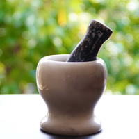 MOŹDZIERZ KUCHENNY Z TŁUCZKIEM KAMIENNY MARMUR