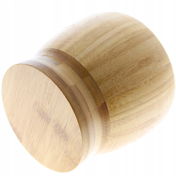 MOŹDZIERZ Z TŁUCZKIEM KUCHENNY BAMBUSOWY DREWNIANY DO ZIÓŁ I PRZYPRAW