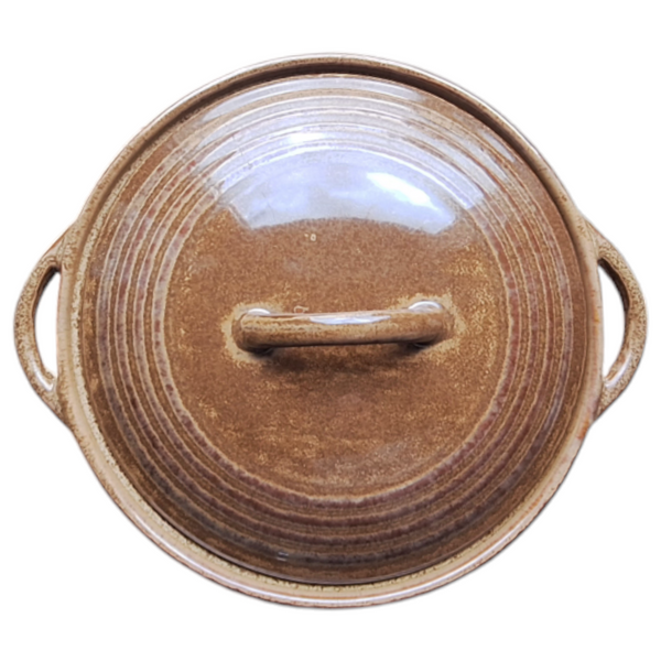 WAZA DO ZUPY GARNEK 2L CERAMICZMY Z POKRYWKĄ DO PIECZENIA CHLEBA 23 cm