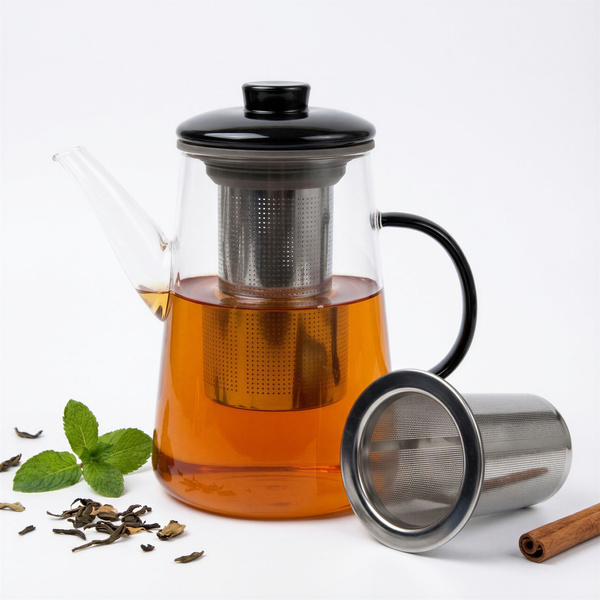 ZAPARZACZ DZBANEK SZKLNAY DO KAWY HERBATY 0.7 L