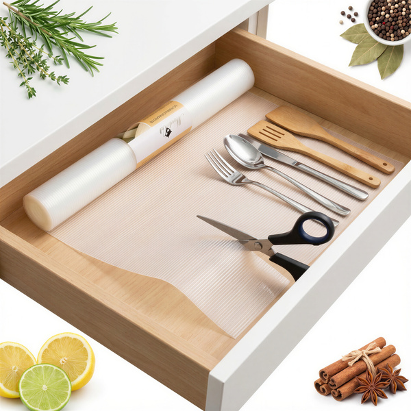 MATA OCHRONNA ANTYPOŚLIZGOWA DO SZAFEK I SZUFLAD