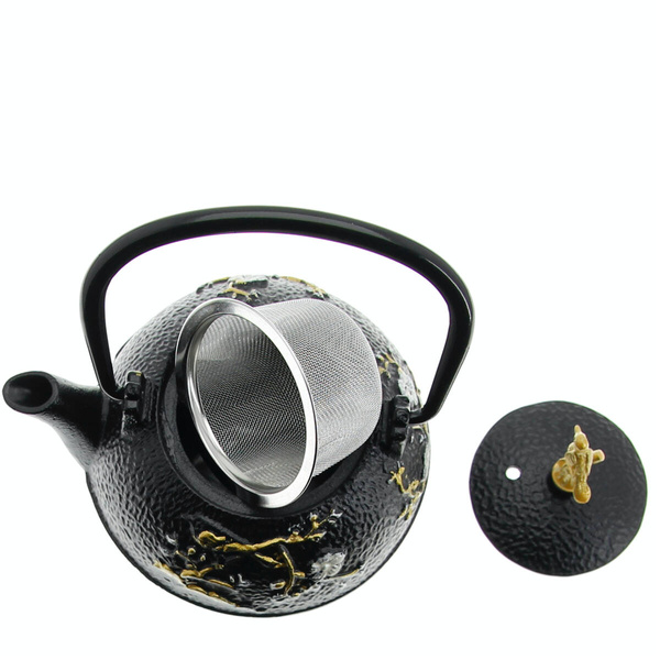 IMBRYK ZAPARZACZ ŻELIWNY Z SITKIEM DO ZIÓŁ HERBATY CZAJNICZEK 0.3 L ŻELIWO