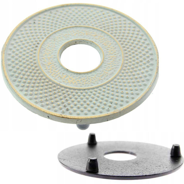 CZAJNIK ŻELIWNY 1,25L IMBRYK ZAPARZACZ DO HERBATY + 2x CZARKI + PODKŁADKA