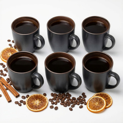 KUBKI CERAMICZNE 6 ZESTAW KUBEK DO KAWY HERBATY