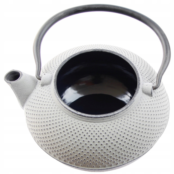 CZAJNIK 1,5L ŻELIWNY 4x CZARKI PODKŁADKA ZESTAW