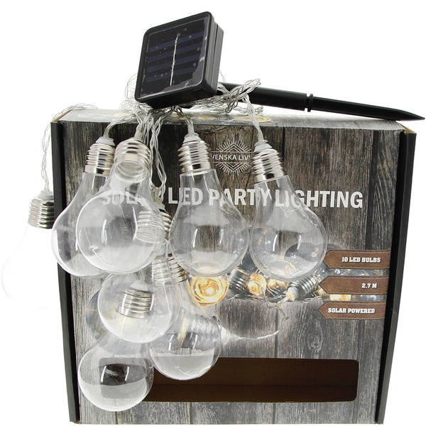 LAMPKI OGRODOWE ŻARÓWKI SOLAR ŁAŃCUCH LED GIRLANDA