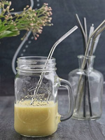 SŁOMKI METALOWE WIELORAZOWE RURKI EKO + CZYŚCIK