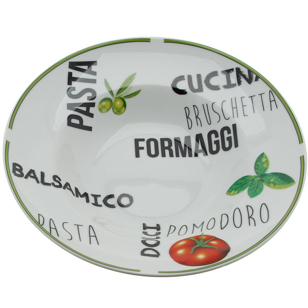 TALERZE DO MAKARONU x2 TALERZ GŁĘBOKIE DUŻE 27.5cm