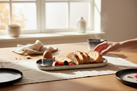 TALERZ CERAMIKA 40 CM LUNA LINE OWALNY DUŻY DO SERWOWANIA