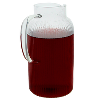 DZBANEK SZKLANY KARAFKA 1.8L NA WODĘ SOK HERBATĘ KAWE HOT 22,7 cm